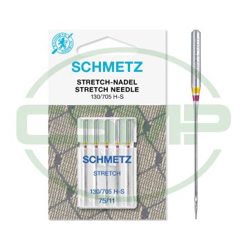 SCHMETZ STRETCH SIZE 75 PACK OF 5 CARDED