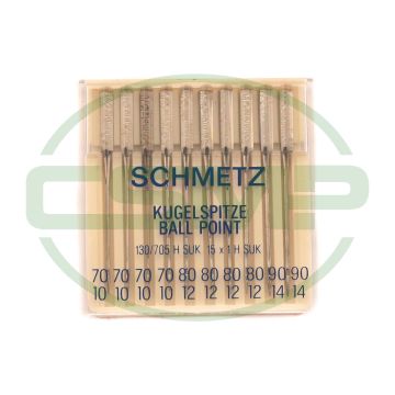 705SUK BALLPOINT SIZE 70/10 - 90/14 - PACK OF 10 NEEDLES