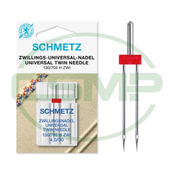 SCHMETZ TWIN 4MM SIZE 90 PACK OF 1 CARDED