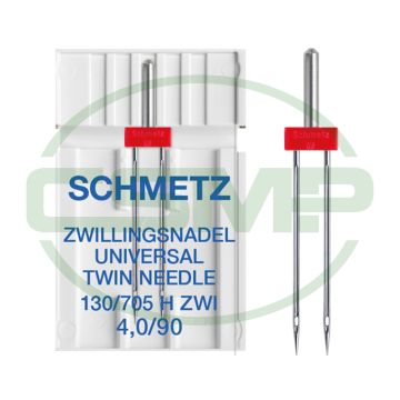 SCHMETZ TWIN 4MM SIZE 90 PACK OF 1 NEEDLE