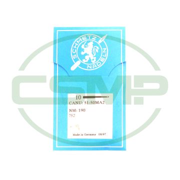 752 SIZE 190 PACK OF 10 NEEDLES SCHMETZ DISCONTINUED 752 SIZE 190 PACK OF 10 NEEDLES SCHMETZ DISCONTINUED