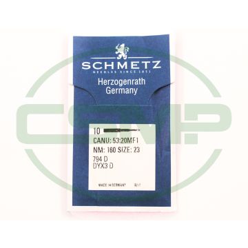 794D SIZE 160 PACK OF 10 NEEDLES SCHMETZ