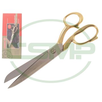 796 12" KE NICKEL BLADES GOLD PLATED HANDLES