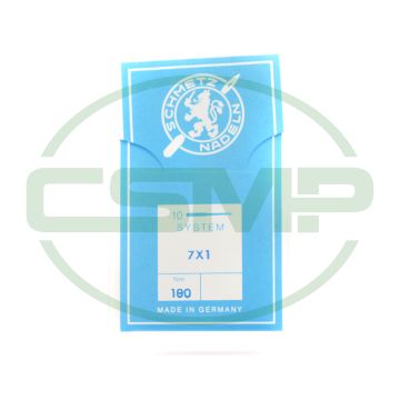 7X1 SIZE 180 PACK OF 10 NEEDLES SCHMETZ 7X1 SIZE 180 PACK OF 10 NEEDLES SCHMETZ