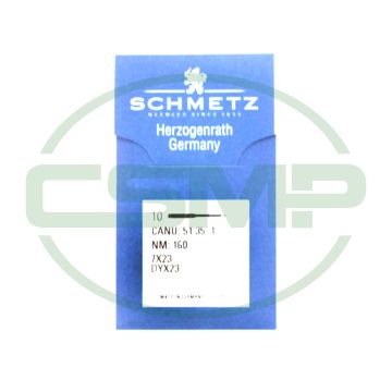 7X23 SIZE 160 PACK OF 10 NEEDLES SCHMETZ