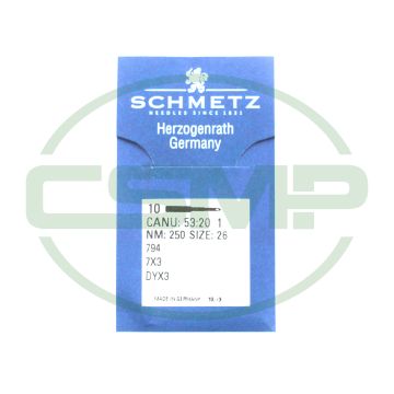 7X3 SIZE 250 PACK OF 10 NEEDLES SCHMETZ