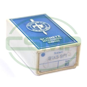 81X5 SPI SIZE 80 PACK OF 10 NEEDLES SCHMETZ DISCONTINUED 81X5 SPI SIZE 80 PACK OF 10 NEEDLES SCHMETZ DISCONTINUED