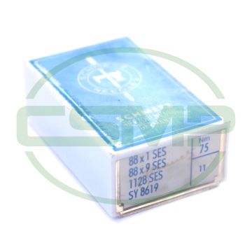 88X1 SES SIZE 75 PACK OF 10 NEEDLES SCHMETZ 88X1 SES SIZE 75 PACK OF 10 NEEDLES SCHMETZ