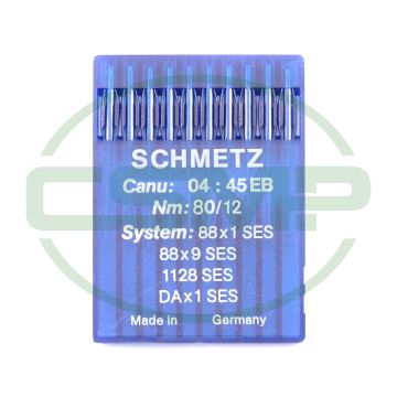 88X1 SES SIZE 80 PACK OF 10 NEEDLES SCHMETZ