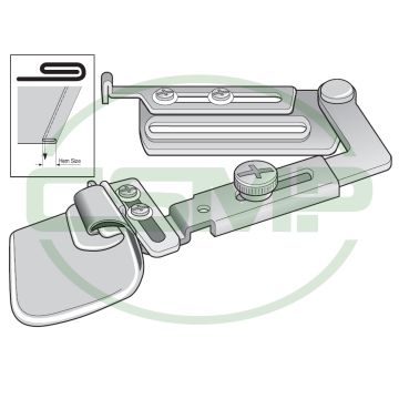 A110STX8MM FULL FOLD HEMMER SUISEI