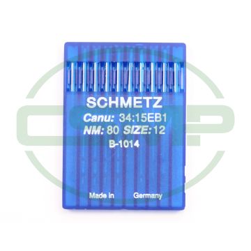 B1014 SIZE 80 PACK OF 10 NEEDLES SCHMETZ B1014 SIZE 80 PACK OF 10 NEEDLES SCHMETZ