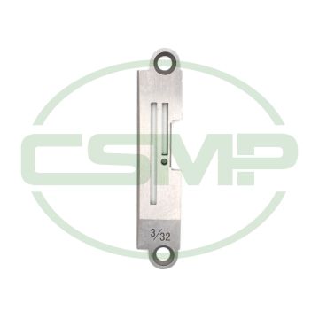 B1190-522-X00 3/32" NEEDLE PLATE JUKI DLM5400N-7 GENERIC