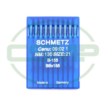 B155 SIZE 130 PACK OF 10 NEEDLES SCHMETZ B155 SIZE 130 PACK OF 10 NEEDLES SCHMETZ