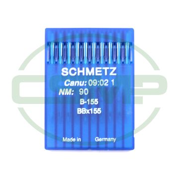 B155 SIZE 90 PACK OF 10 NEEDLES SCHMETZ B155 SIZE 90 PACK OF 10 NEEDLES SCHMETZ