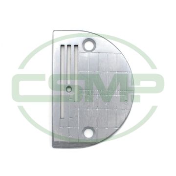 B26LGMM LARGE HOLE N/PLATE WITH METRIC LINE GAUGE
