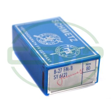 B27FM-B SIZE 80 PACK OF 10 NEEDLES SCHMETZ DISCONTINUED