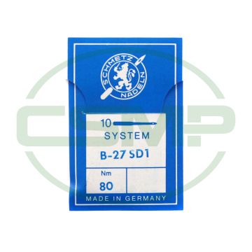 B27FR-D SIZE 70 PACK OF 10 NEEDLES SCHMETZ DISCONTINUED