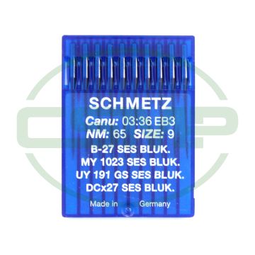 B27 SES BLUKOLD SIZE 65 PACK OF 10 NEEDLES SCHMETZ DISCONTINUED