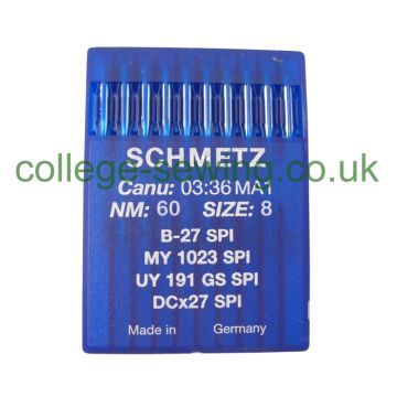 B27SPI SIZE 60 PACK OF 10 NEEDLES SCHMETZ