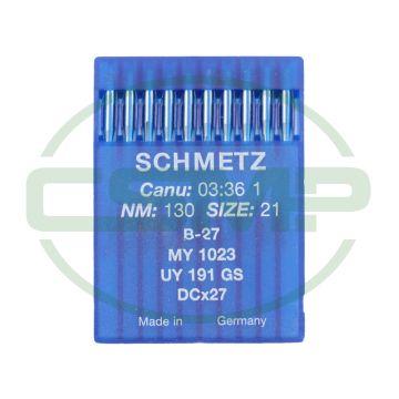 B27 SIZE 130 PACK OF 10 NEEDLES SCHMETZ