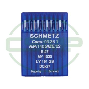 B27 SIZE 140 PACK OF 10 NEEDLES SCHMETZ