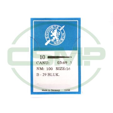 B29 BLUKOLD SIZE 100 PACK OF 10 NEEDLES SCHMETZ DISCONTINUED