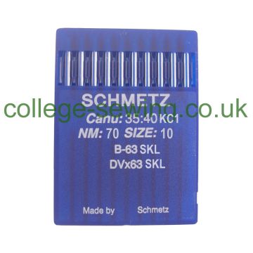 B63SKL SIZE 70 PACK OF 10 NEEDLES SCHMETZ