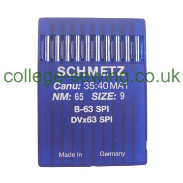 B63SPI SIZE 65 PACK OF 10 NEEDLES SCHMETZ