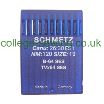 B64SES SIZE 120 PACK OF 10 NEEDLES SCHMETZ