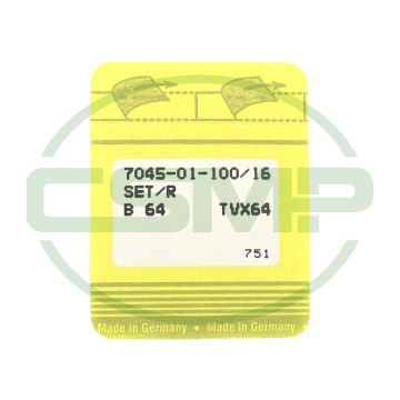 B64 SIZE 100 PACK OF 10 NEEDLES SINGER DISCONTINUED