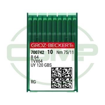 B64 SIZE 75 PACK OF 10 NEEDLES GROZ BECKERT