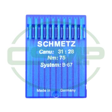 B67 SIZE 75 PACK OF 10 NEEDLES SCHMETZ DISCONTINUED B67 SIZE 75 PACK OF 10 NEEDLES SCHMETZ DISCONTINUED