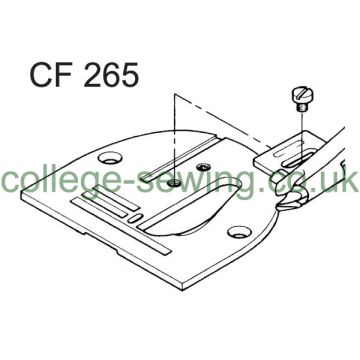 CF265 NEEDLE PLATE CF DURKOPP 265