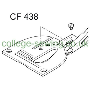 CF438 PFAFF 438 ZIG ZAG NEEDLE PLATE CF