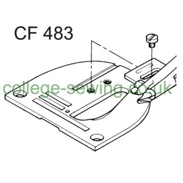 CF483 NEEDLE PLATE PFAFF 483