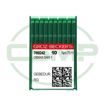 DBXK5 SAN1 GEBEDUR SIZE 75 GROZ BECKERT PACK OF 10 NEEDLES