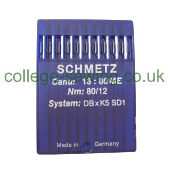 DBXK5 SD1 SIZE 80 PACK OF 10 NEEDLES SCHMETZ