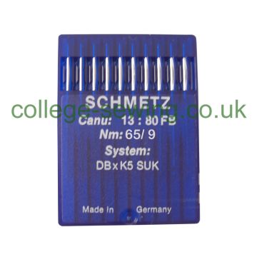 DBXK5 SUK SIZE 65 PACK OF 10 NEEDLES SCHMETZ