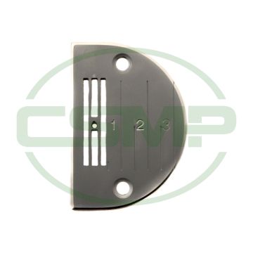 E704 NEEDLE PLATE METRIC MARKINGS SIRUBA FLAT MACHINE