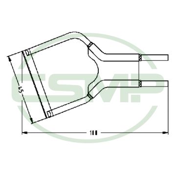 2700700300 BLADE F-2 FOR HSGM MODEL HSG-0 HEATCUTTER