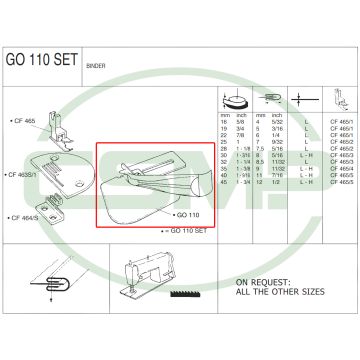 G0110X45L 45mm (L) BINDER - LIGHT