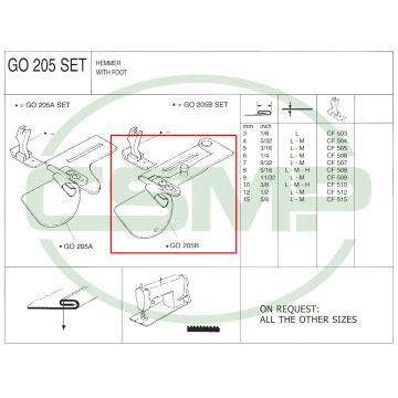 G0205BX9M 9mm (M) HEMMER - MEDIUM