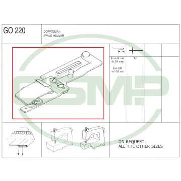 G0220 DOWNTURN SWING HEMMER 8-35mm - CLEARANCE PRICE G0220 DOWNTURN SWING HEMMER 8-35mm - CLEARANCE PRICE