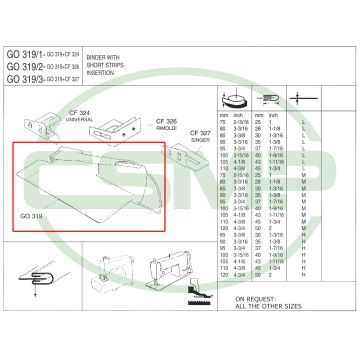 G0319X95mm-37mm WAISTBAND FOLDER MEDIUM