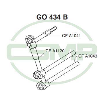G0434B BRACKET RIMOLDI (2 RODS) - CLEARANCE PRICE