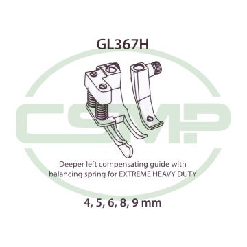 GL367HX6MM LEFT HAND HEAVY DUTY COMPENSATING GUIDE FOOT GL367HX6MM LEFT HAND HEAVY DUTY COMPENSATING GUIDE FOOT