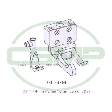 GL367MX9MM LEFT HAND HEAVY DUTY COMPENSATING GUIDE FOOT GL367MX9MM LEFT HAND HEAVY DUTY COMPENSATING GUIDE FOOT