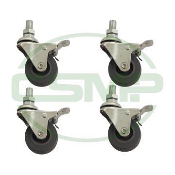 CASTOR SET FOR JACK I TYPE UNIT STAND