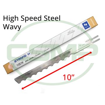 KE10W 10" WAVY KNIFE HIGH SPEED STEEL