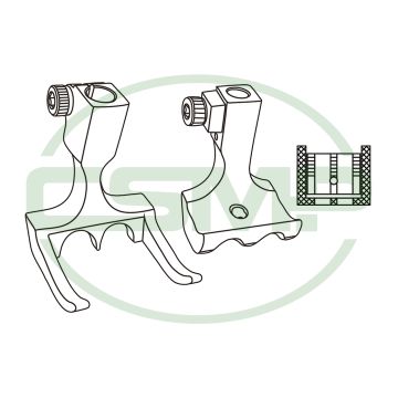 KH1525PDX1/4=6.4mm DOUBLE PIPING FOOT SET PFAFF 1525